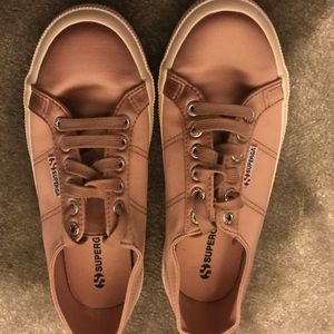 Satin Rose Superga sneakers💝
